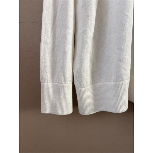 GAP Men's XXL White Turtleneck Sweater Lightweight Knit Pullover Long Sleeve - Picture 4 of 6